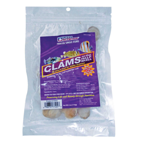 Reef Chasers Buy Reef Tank Food Ocean Nutrition Clam On a Half