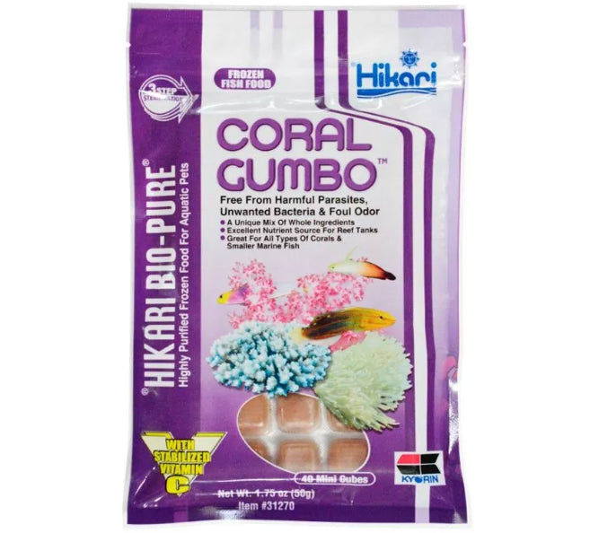 Hikari Coral Gumbo (50g Cubes)